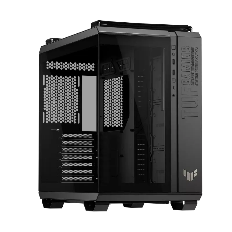 Carcasă PC ASUS TUF Gaming GT502 Horizon TG, Midi-Tower, Fără PSU, Negru