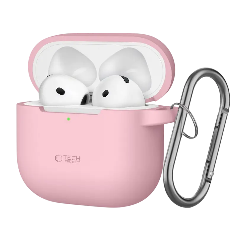Husă pentru Airpods Tech Protect Hook, Dusty Pink