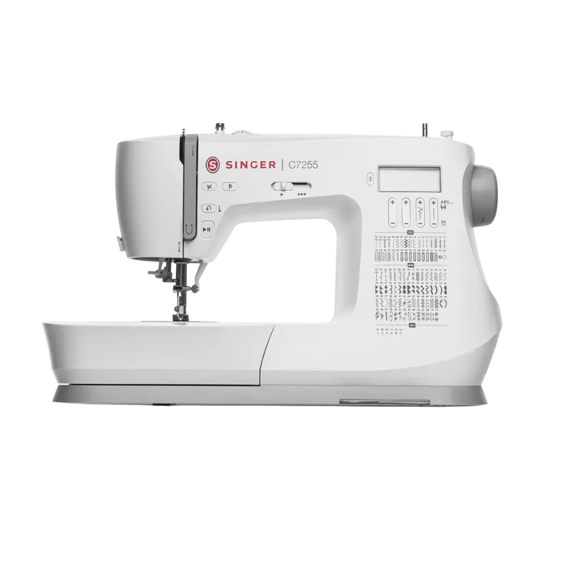 Mașină de cusut Singer C7255, Alb
