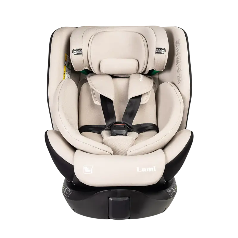 Scaun auto Caretero Lumi i-Size, Grupa 0+/1/2/3 (0-36 kg), Bej