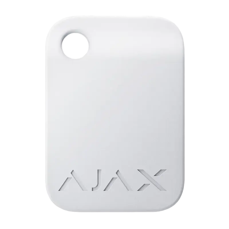 Cheia de securitate fără contact Ajax Tag, Alb
