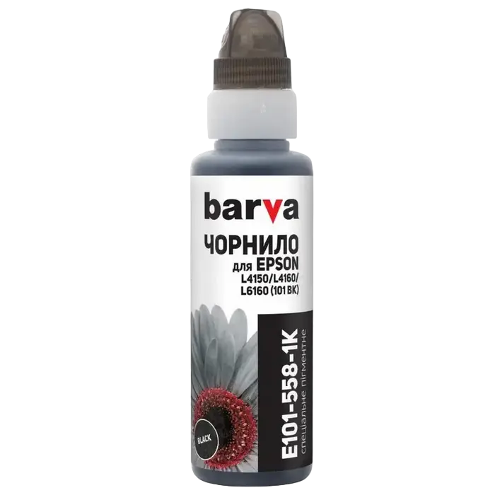 Recipient de cerneală Barva E101-558, 100ml, Negru