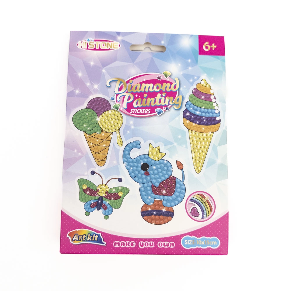 Stickere mozaic diamant Circ set 2 foi 8 bucăți