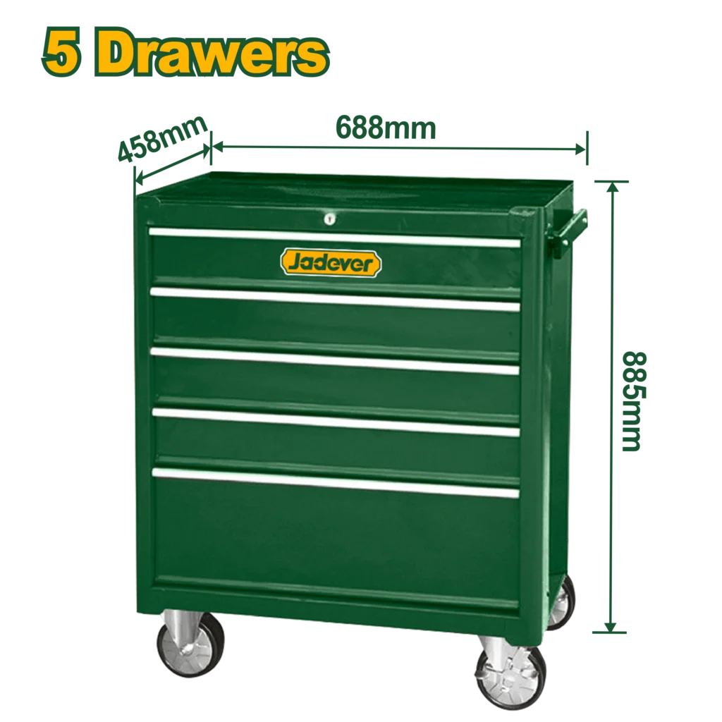 Dulap mobil pentru scule cu 5 sertare 688x458x735 mm; Jadever