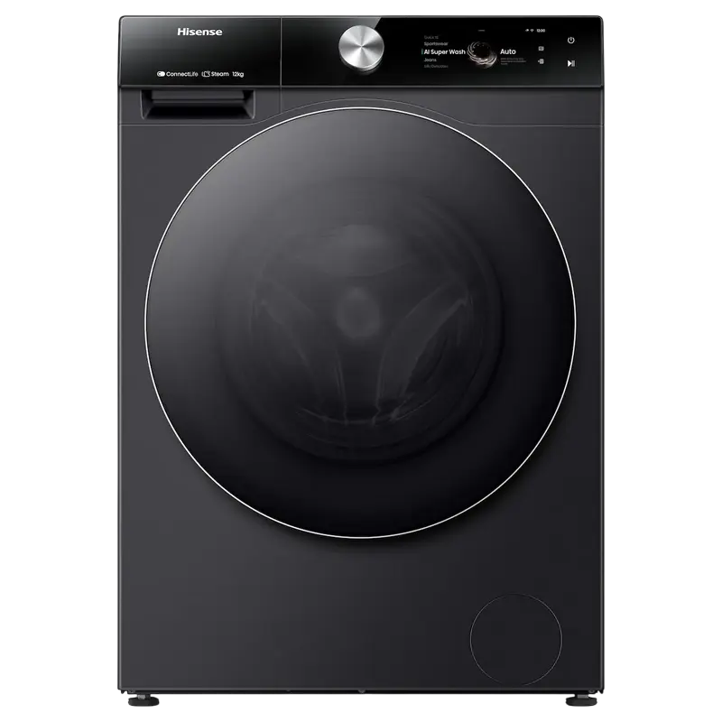 Mașină de spălat Hisense WF7S1247BB, 12kg, Negru