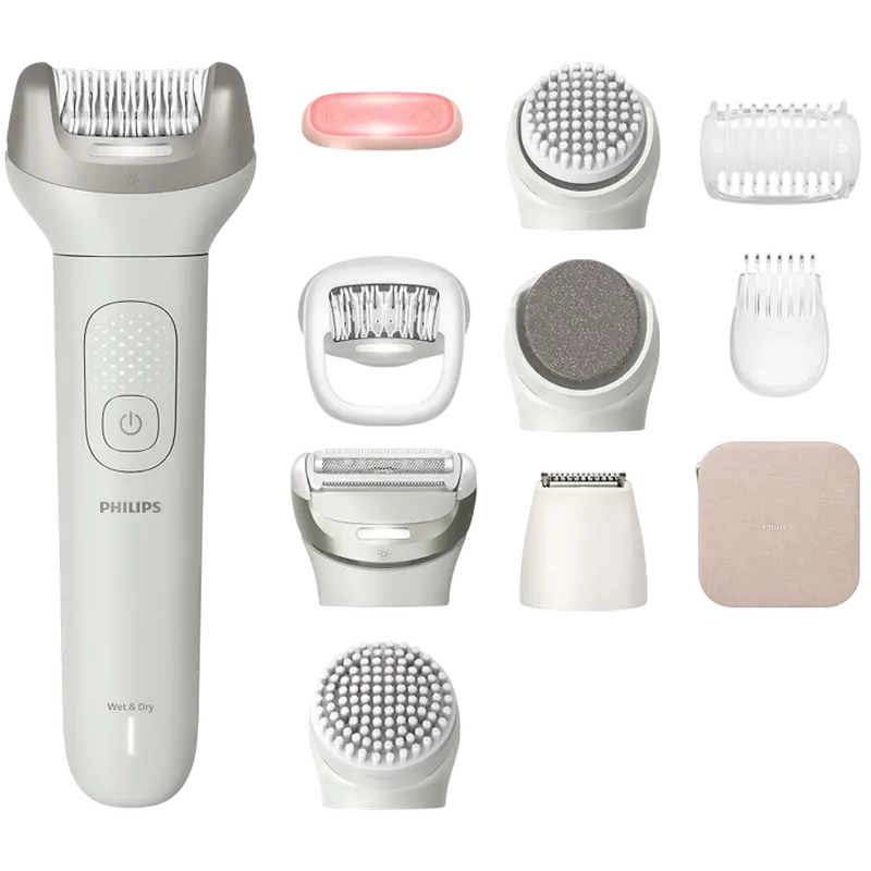 Epilator Philips BRE750/00, Alb