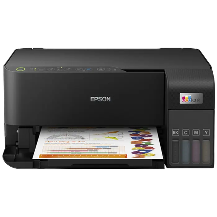 Imprimantă cu jet de cerneală Epson MFD EcoTank L3550, Negru