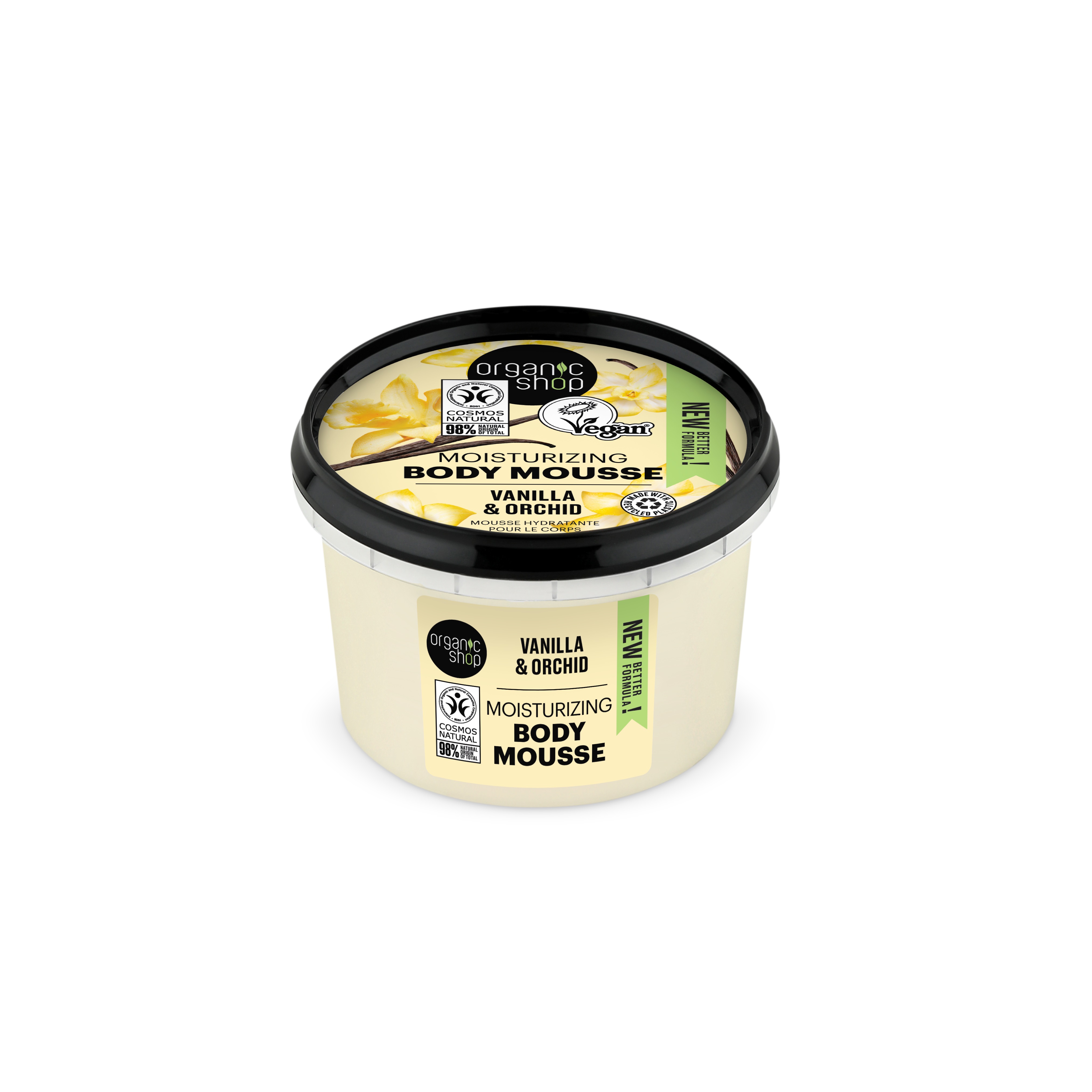 Organic Shop Mousse de corp cu vanilie 250 ml