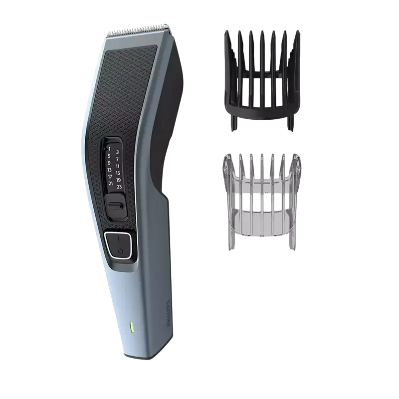 Aparat de tuns Philips Series 3000 HC3530/15, Albastru deschis | Negru