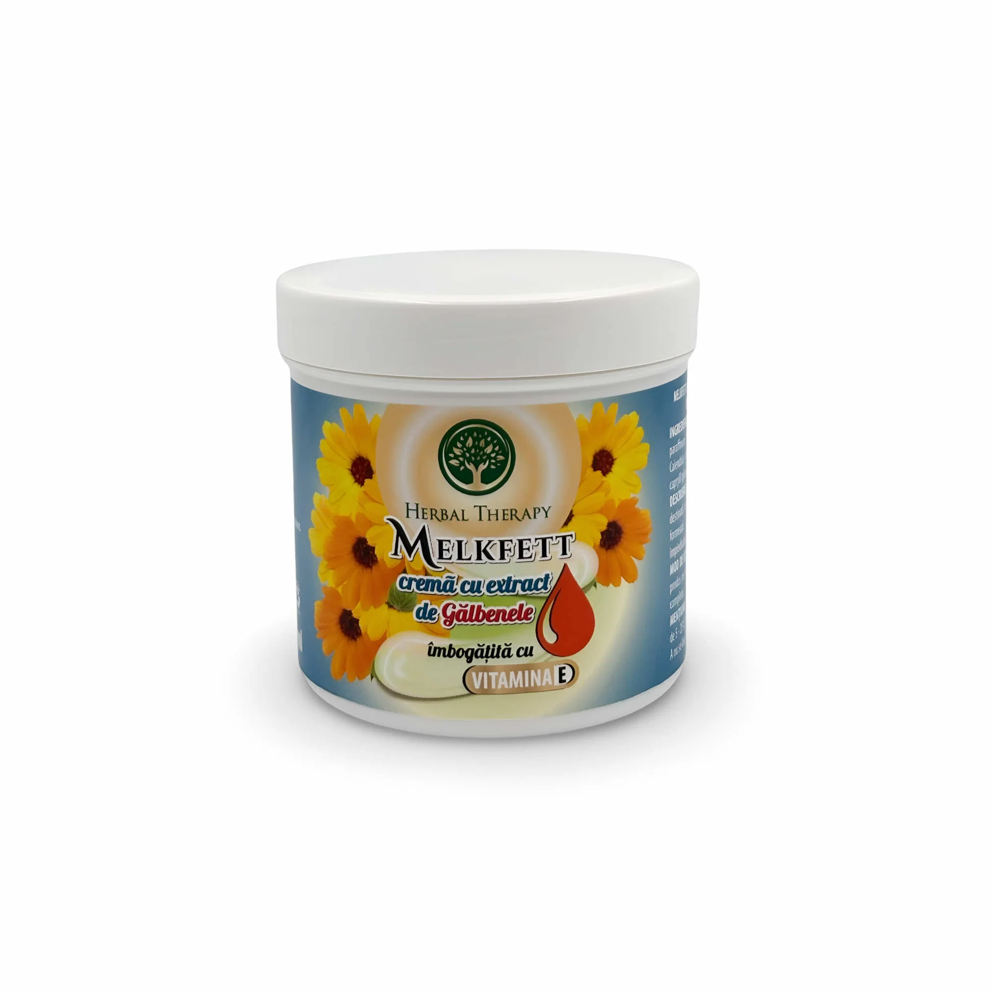 Cremă Melkfett - Vitamina E, Protecție și Hidratare pentru Piele Uscată, 250 ml