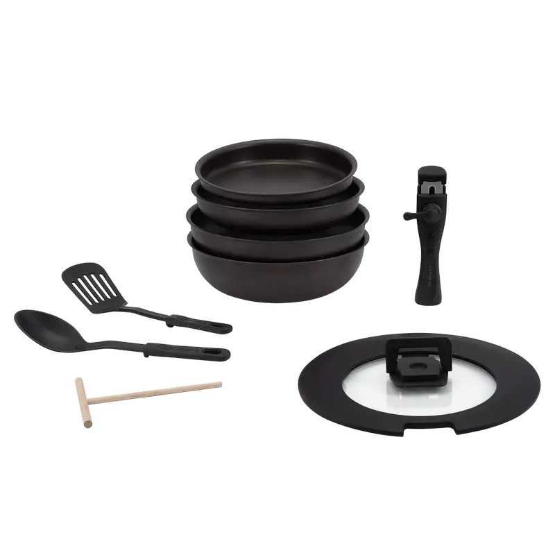 Set de vase Polaris EasyKeep-9D, Cafeniu