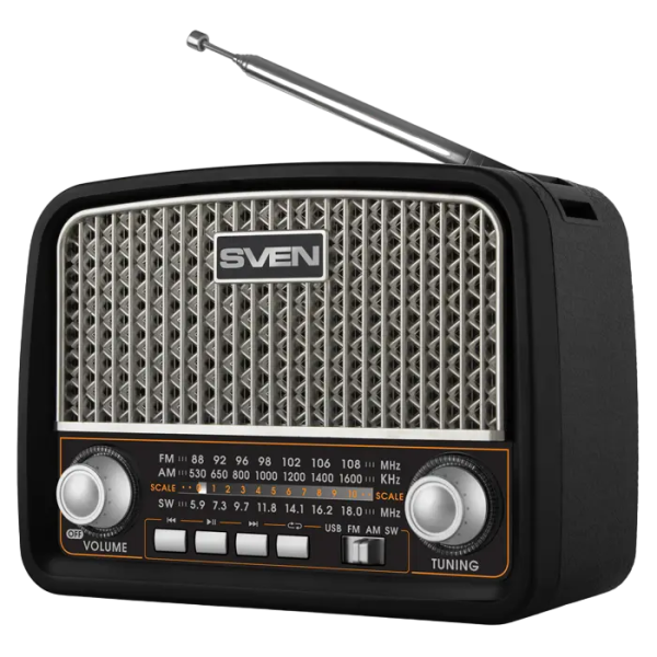 Radio portabil SVEN SRP-555, Negru