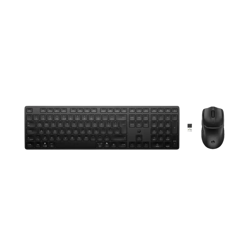 Set Tastatură + Mouse HP 490C, Fără fir, Negru