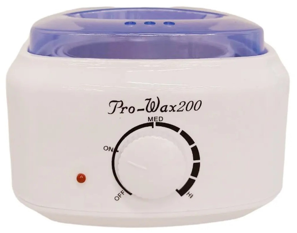 Încălzitor de ceară Pro Wax 200 pătrat cu recipient metalic, 500 ml colorat