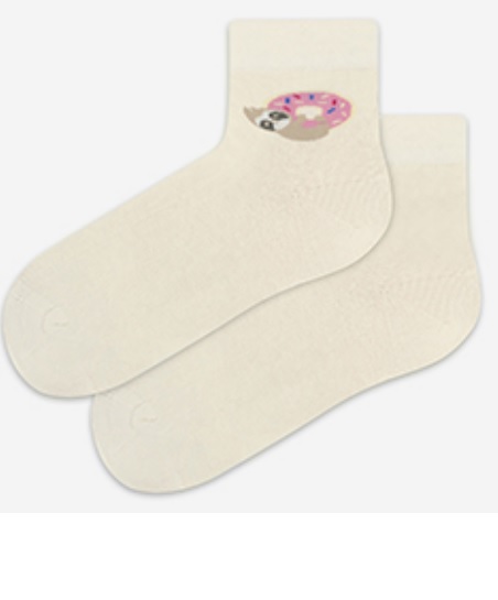 Ciorapi bumbac (soft) lung cu desen