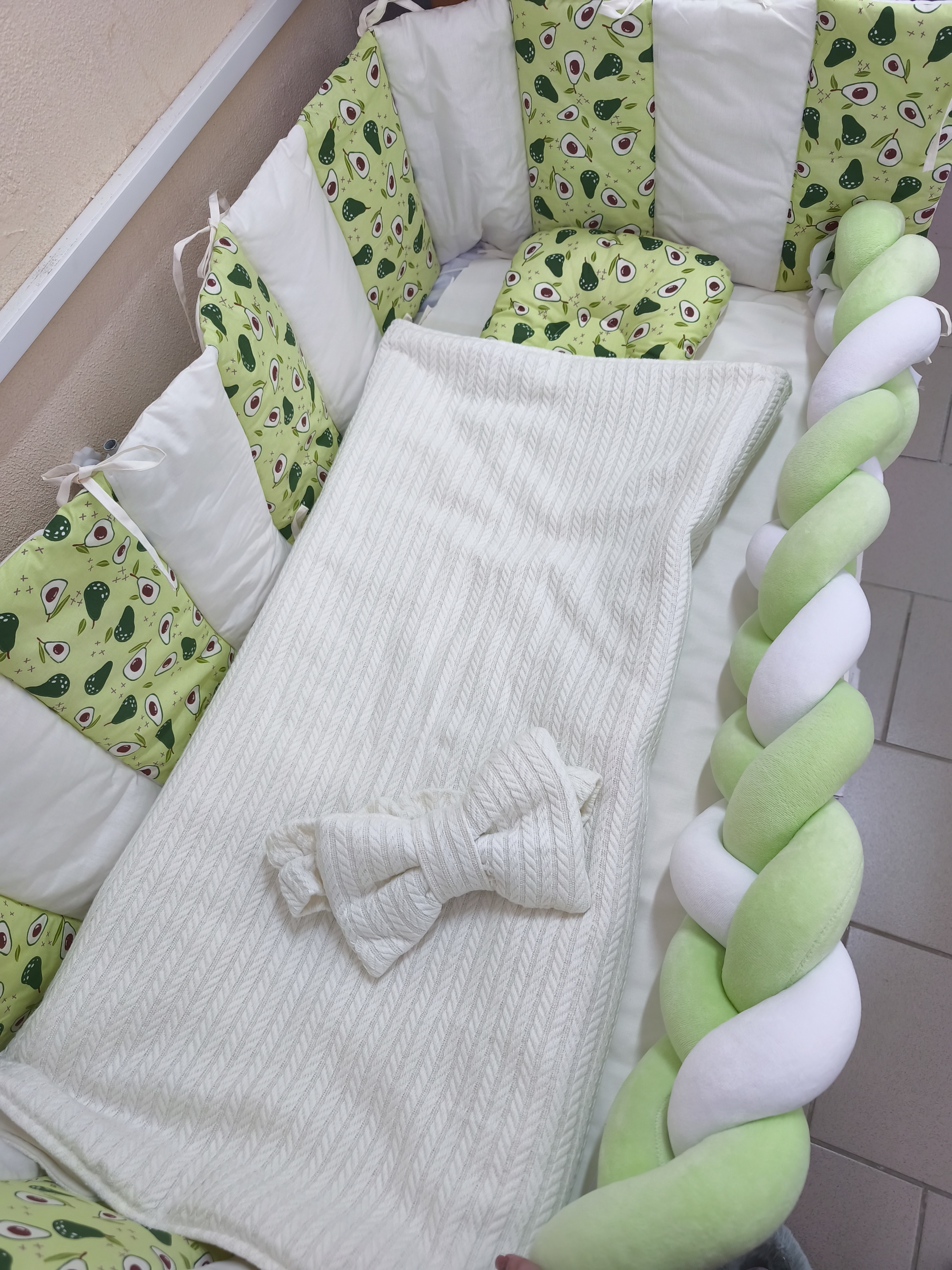Set lenjerie pentru pătuc Pampy Printul nostru