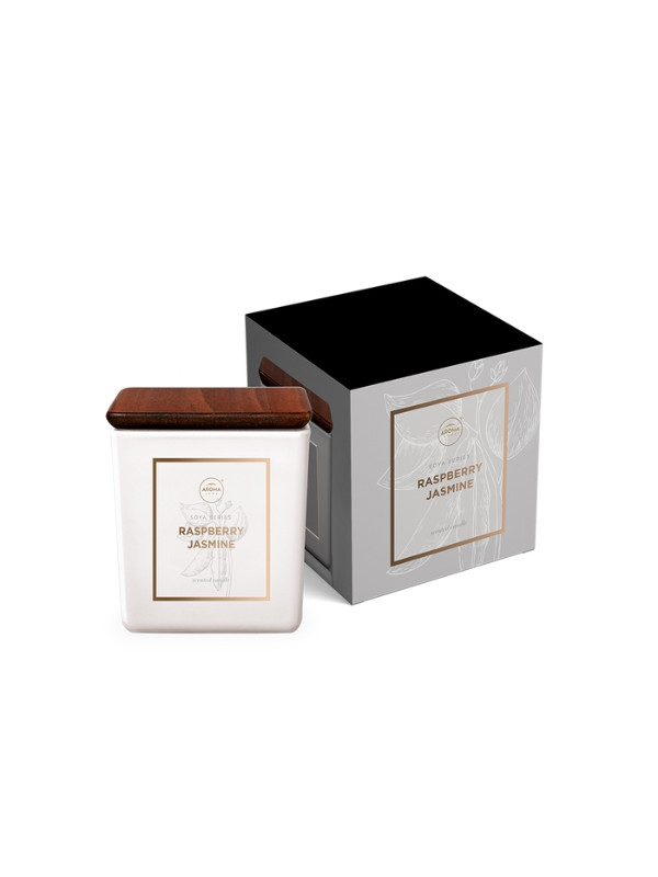 Aroma Home Luminare de Soia Zmeura si Iasomie 155gr.