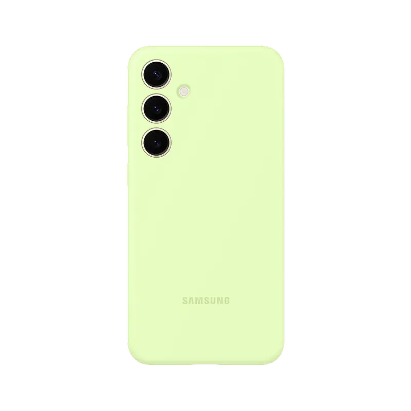Husă Samsung Silicone Cover Galaxy S24+, Verde deschis