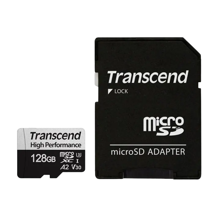 Card de Memorie Transcend MicroSDXC Class 10, 128GB (TS128GUSD340S)