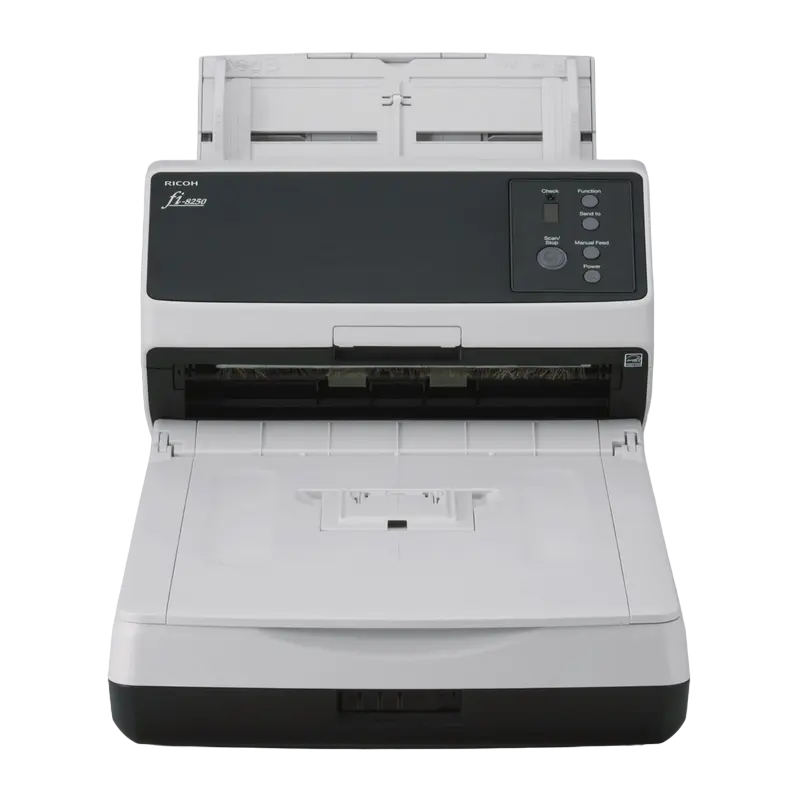 Scaner de documente cu alimentare automată Ricoh fi-8250, A4, Alb