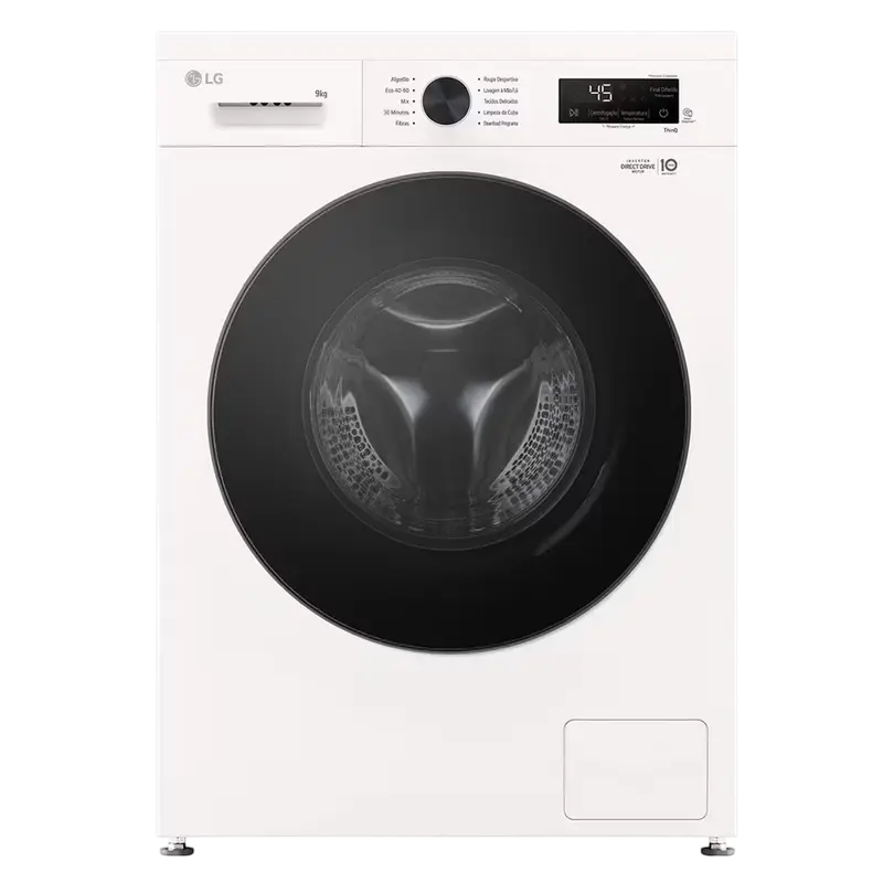 Mașină de spălat LG F4X1009NWB, 9kg, Alb