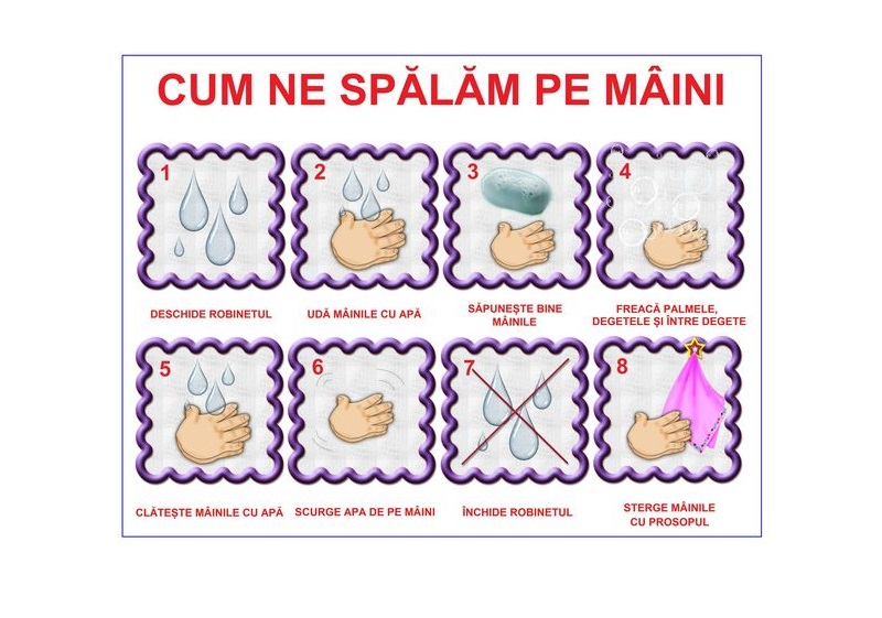 D9-53 Cum ne spălăm pe mâini