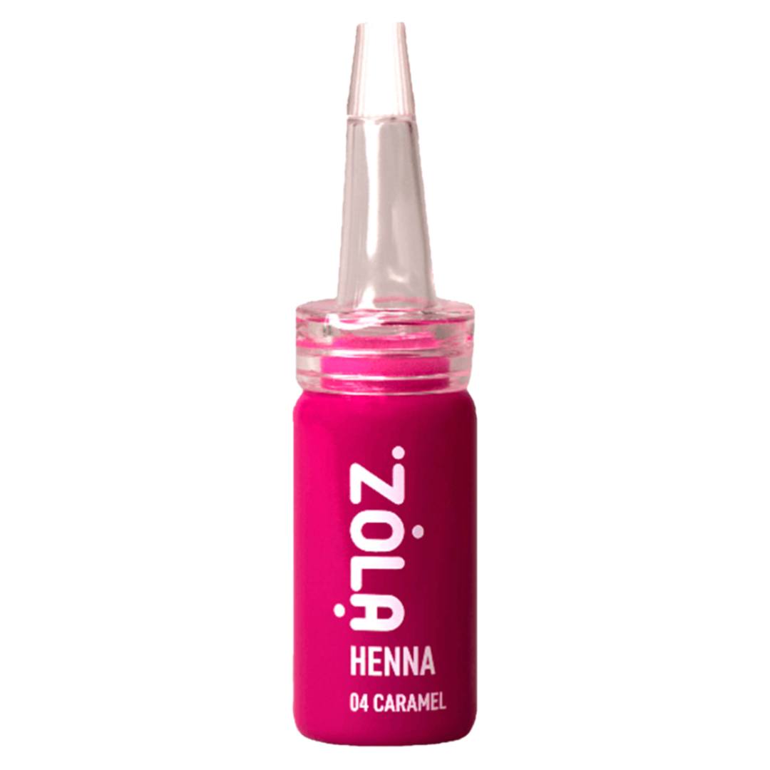 Henna profesională pentru sprâncene ZOLA 10 g (04 CARAMEL)