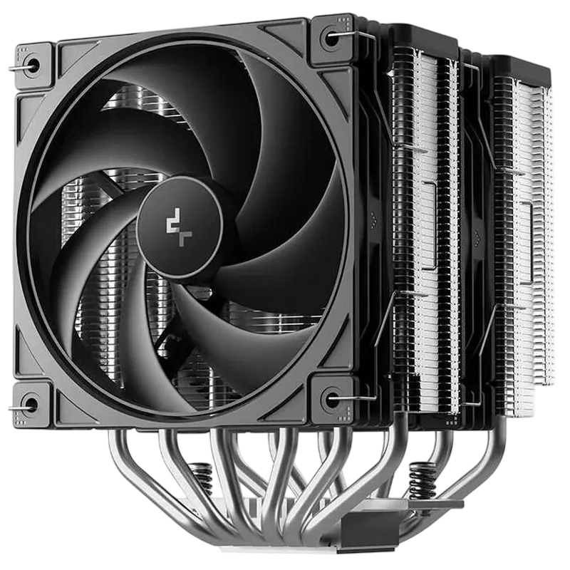 AC Deepcool "AG620 V2" (<29.22dBA, 500-200RPM, 70.09CFM, 2x120mm, 260W, 6x6mm, 1306g.)