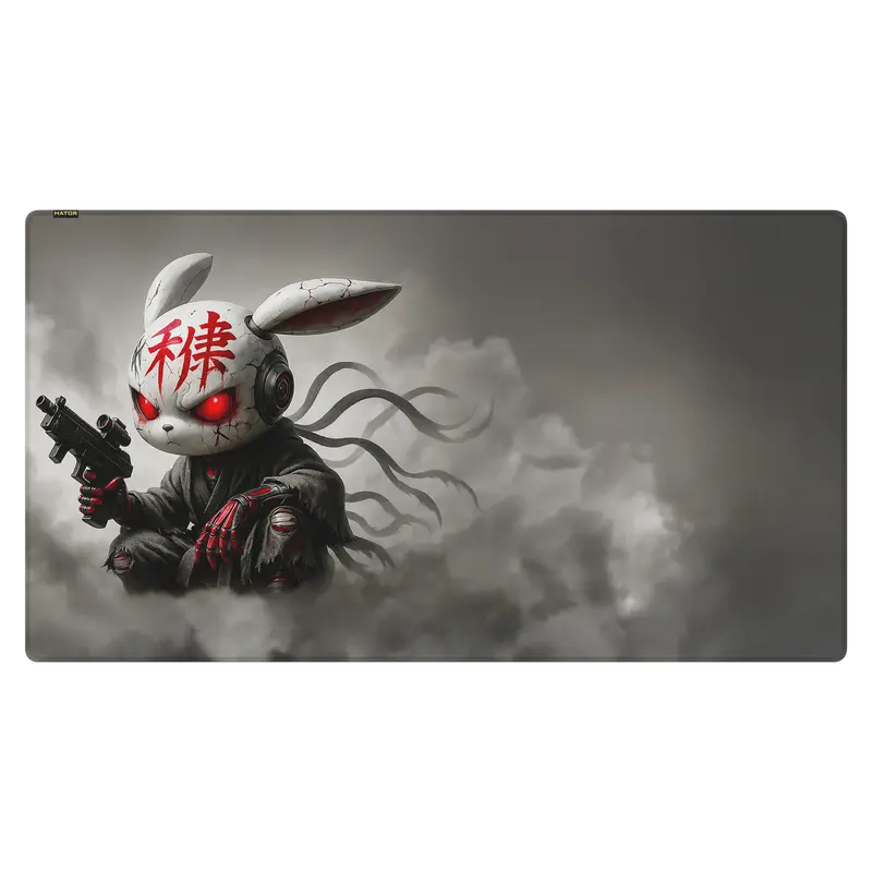 Mouse Pad pentru jocuri HATOR Tonn EVO 3XL, Extra Extra Extra Large, Angry bunny