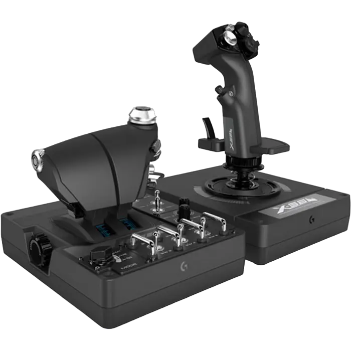 Joystick pentru jocuri Logitech G X56 HOTAS, Negru