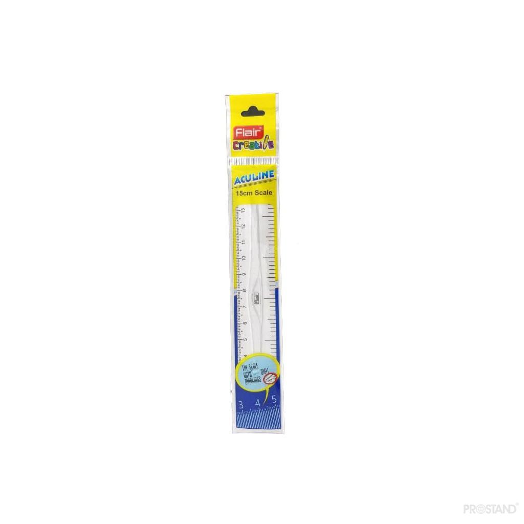 Rigla plast.15cm FLAIR 7014 1/10/120