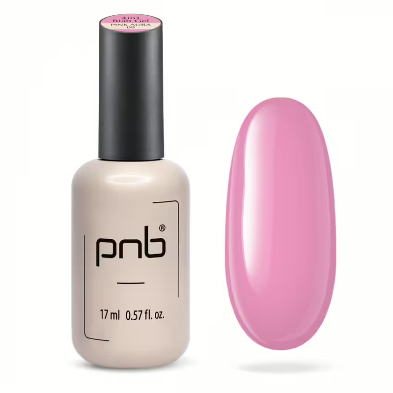 4 in 1 BIAB GEL PNB 09, PINK Aura 17 ml UV/LED
