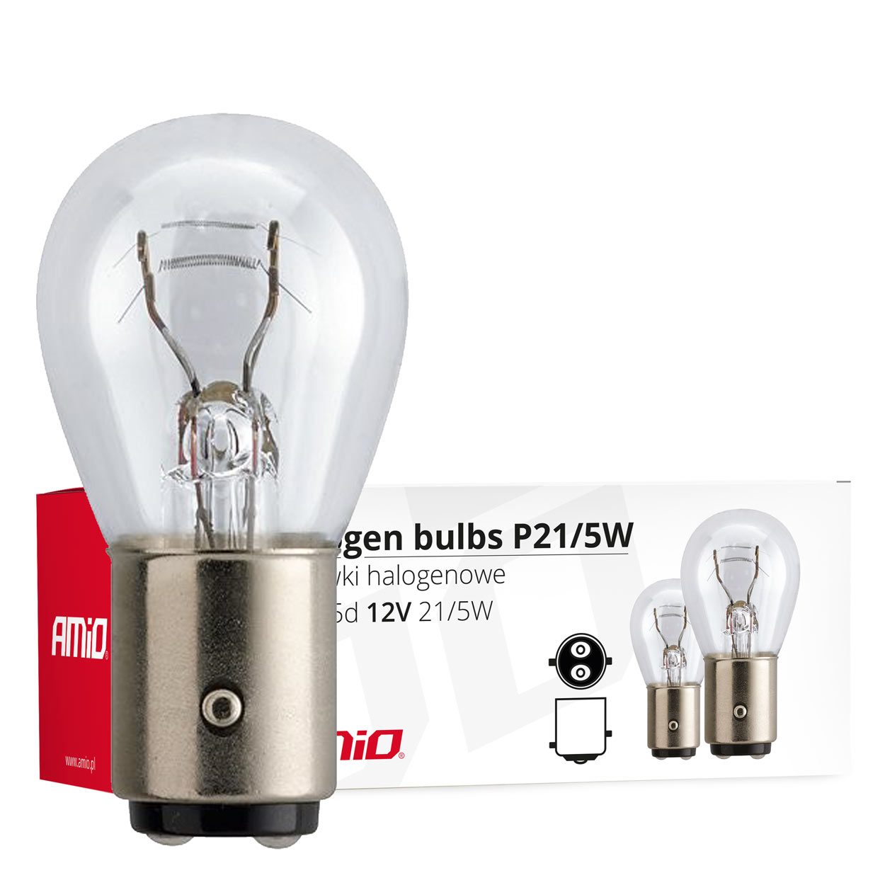 01488 Bec halogen P21/5W BAY 15D12V