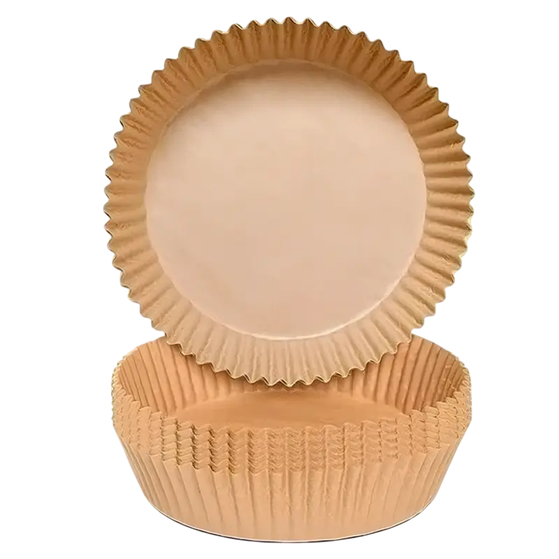 Hârtia de copt Papro Round Air Fryer Paper, Bej