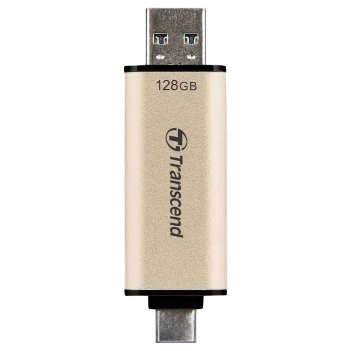 Memorie USB Transcend JetFlash 930C, 128GB, Auriu