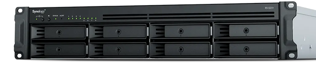 Stocare atașată la rețea SYNOLOGY RS1221RP+, Negru