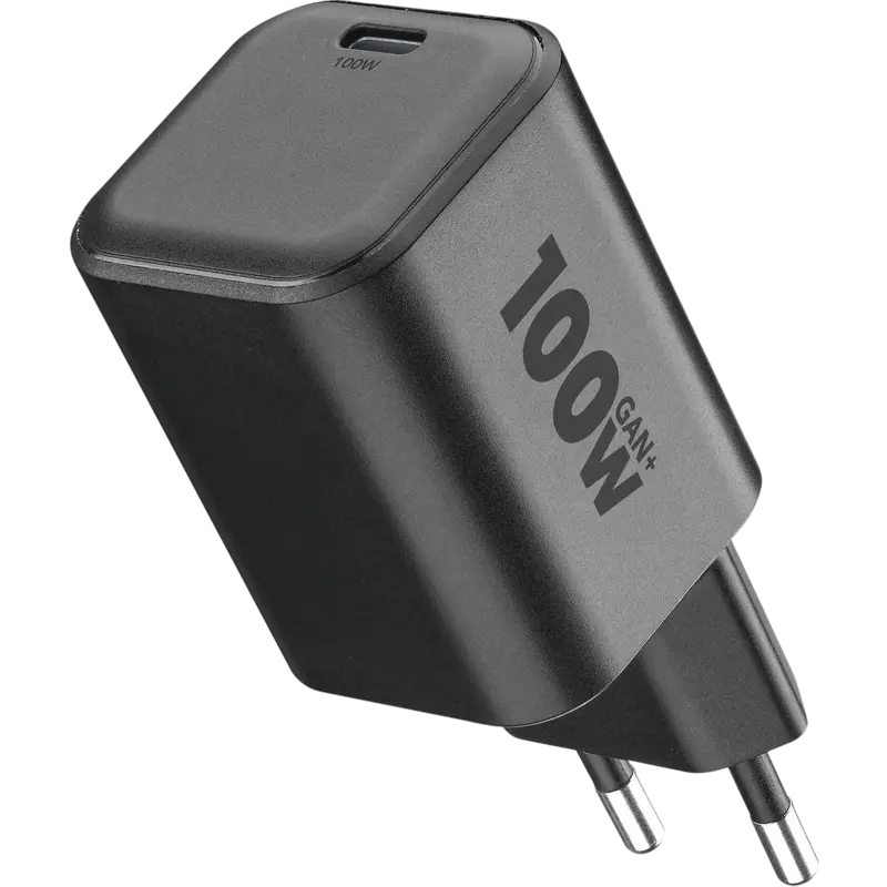 Wall Charger GAN Cellularline, 1 Port PD USB-C, 100W, Black