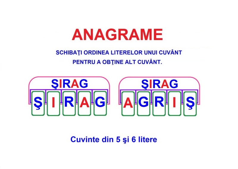 L-121 Joc cu cleşte Anagrame