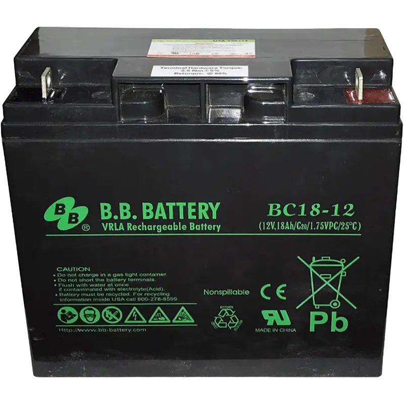 Acumulator UPS B.B. BC18-12, 12V, 18Ah