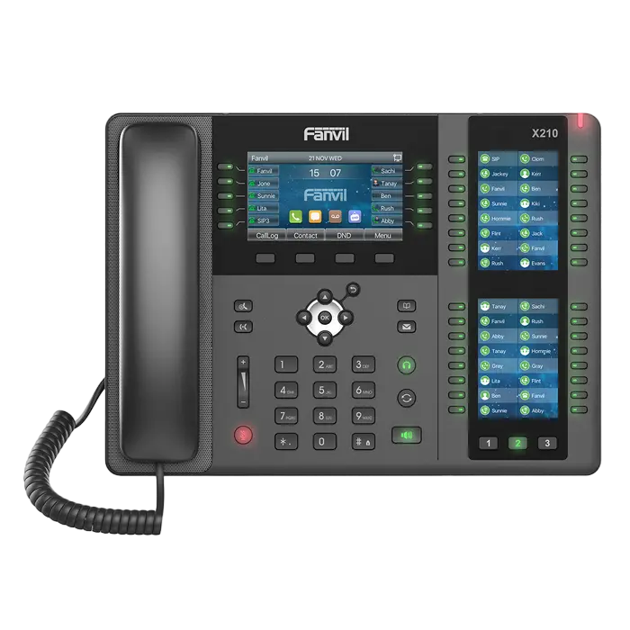Telefon IP Fanvil X210, Gri Închis