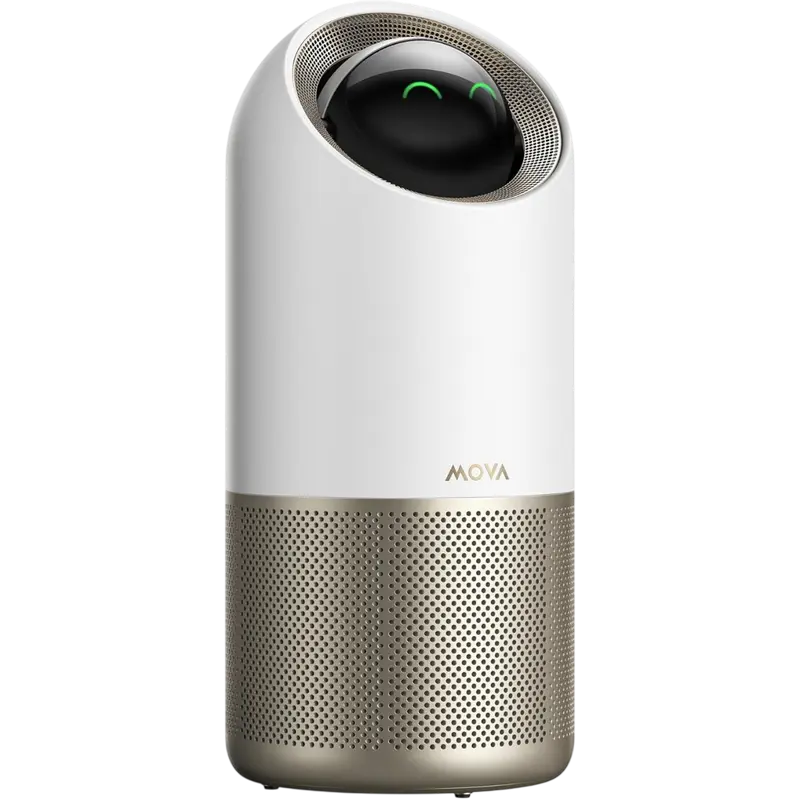 Purificator de aer Mova X10, Alb | Auriu