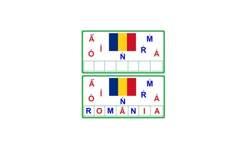 UE-11 Joc Uniunea Europeană. Ţări şi drapele.