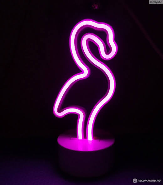 Lampa Led-Flamingo