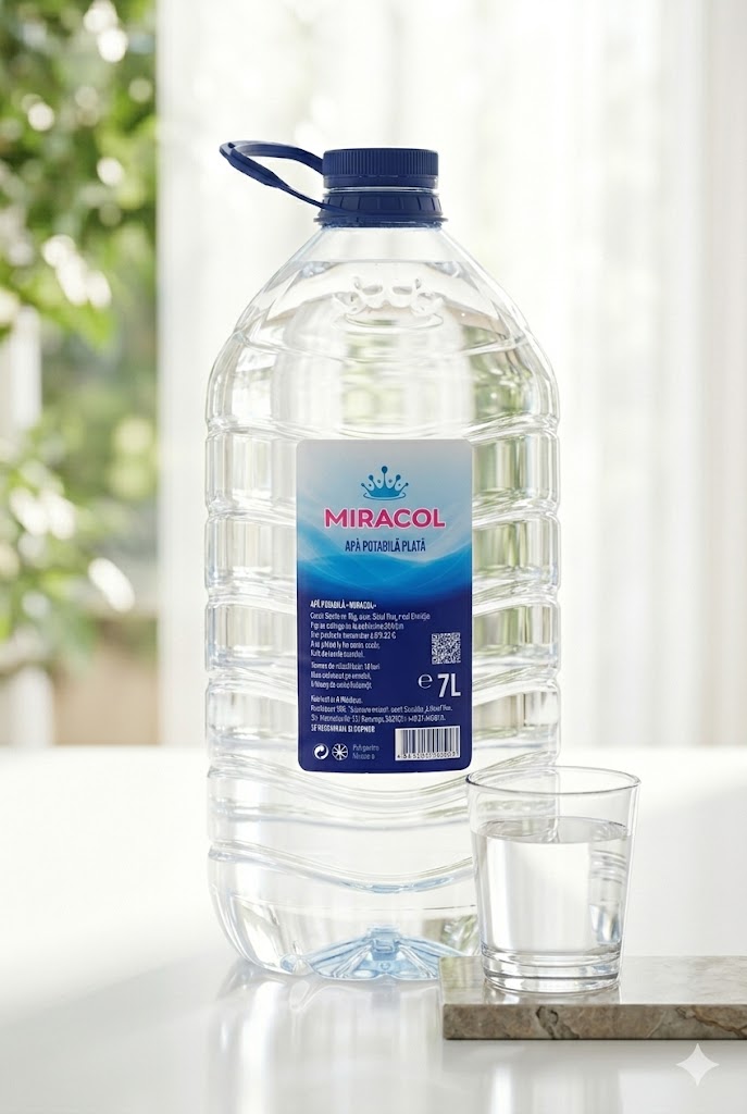 Apă potabilă plată MIRACOL   7,0 L