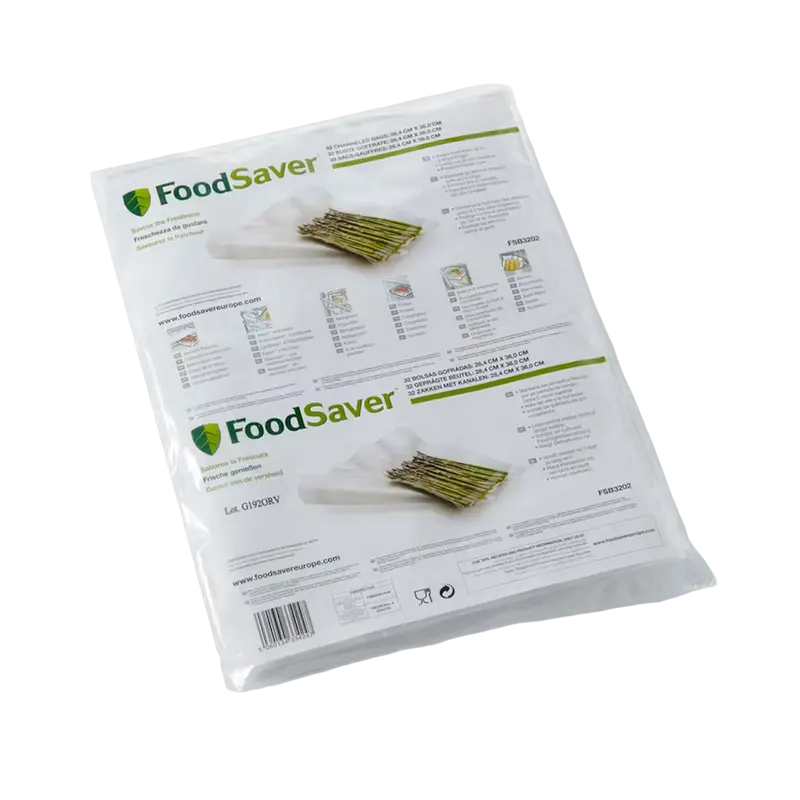 Pungi de vidat FoodSaver FSB3202-I, Transparent