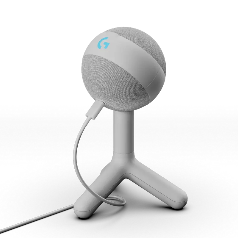 Microfon Gaming Logitech Yeti Orb RGB, USB, Alb