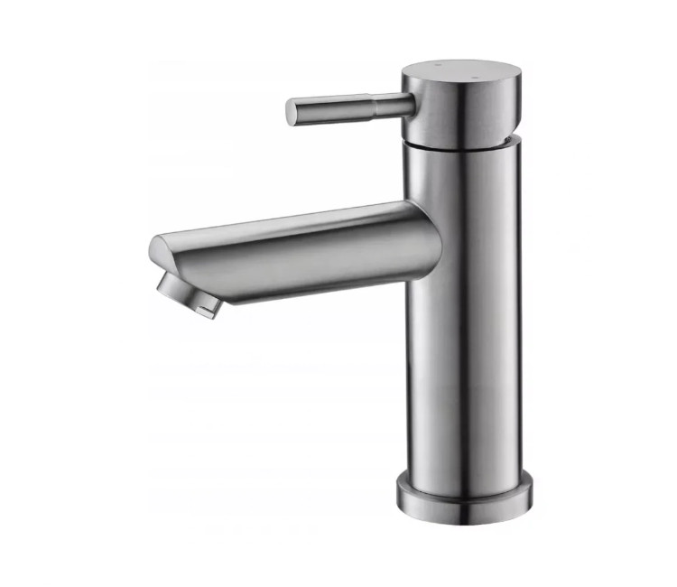Baterie pentru lavoar WEZER EKO1A-01 Ø35 (inox satinat)
