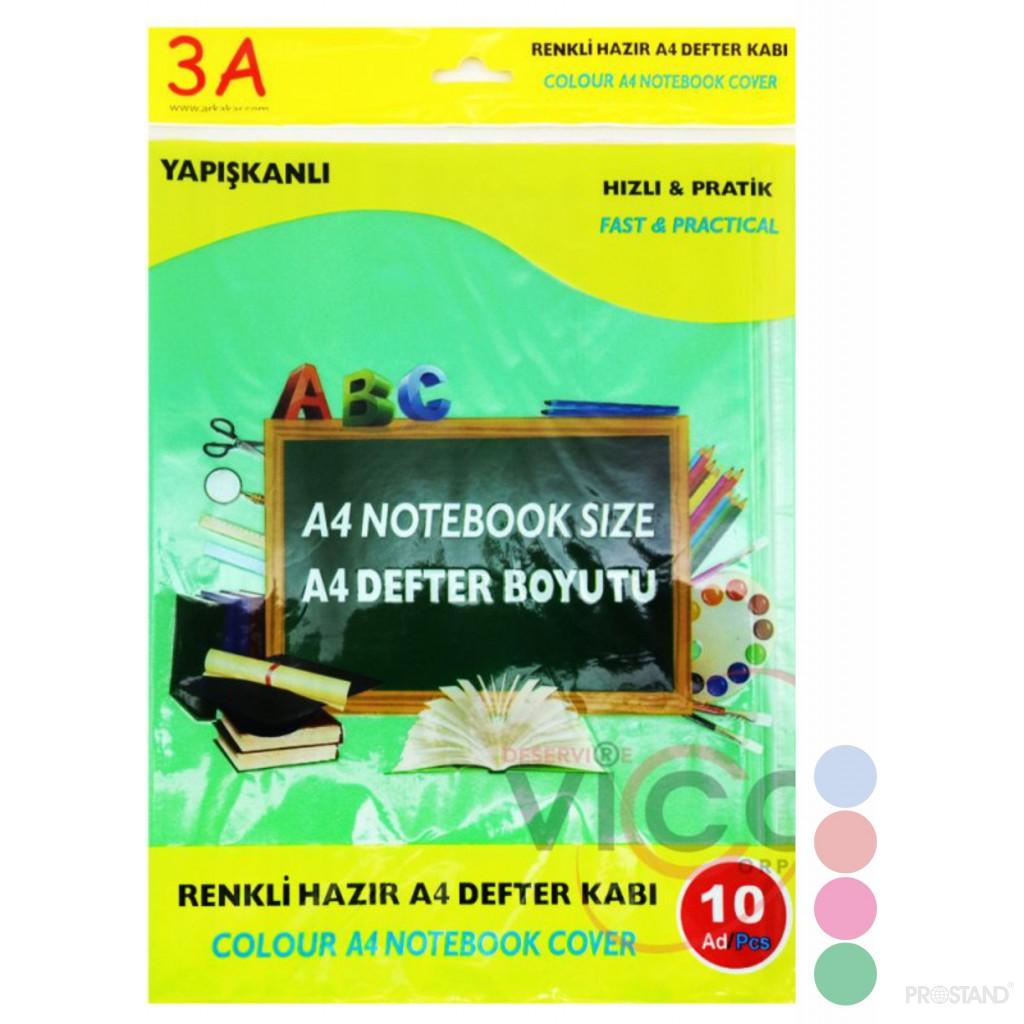 Invelitori p/u carti A4 mixt colors 10 buc 1362 3A rosu