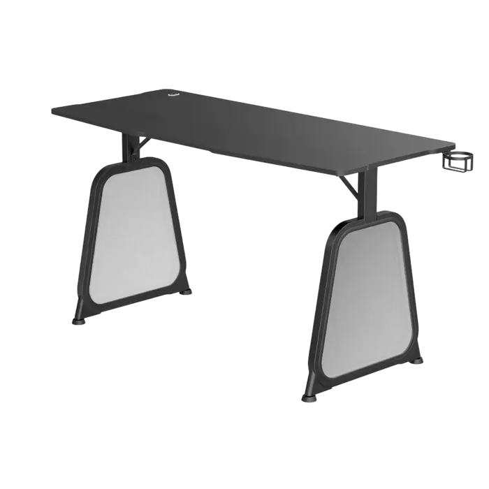 Birou Gaming Lumi GMD12E-2D, Negru