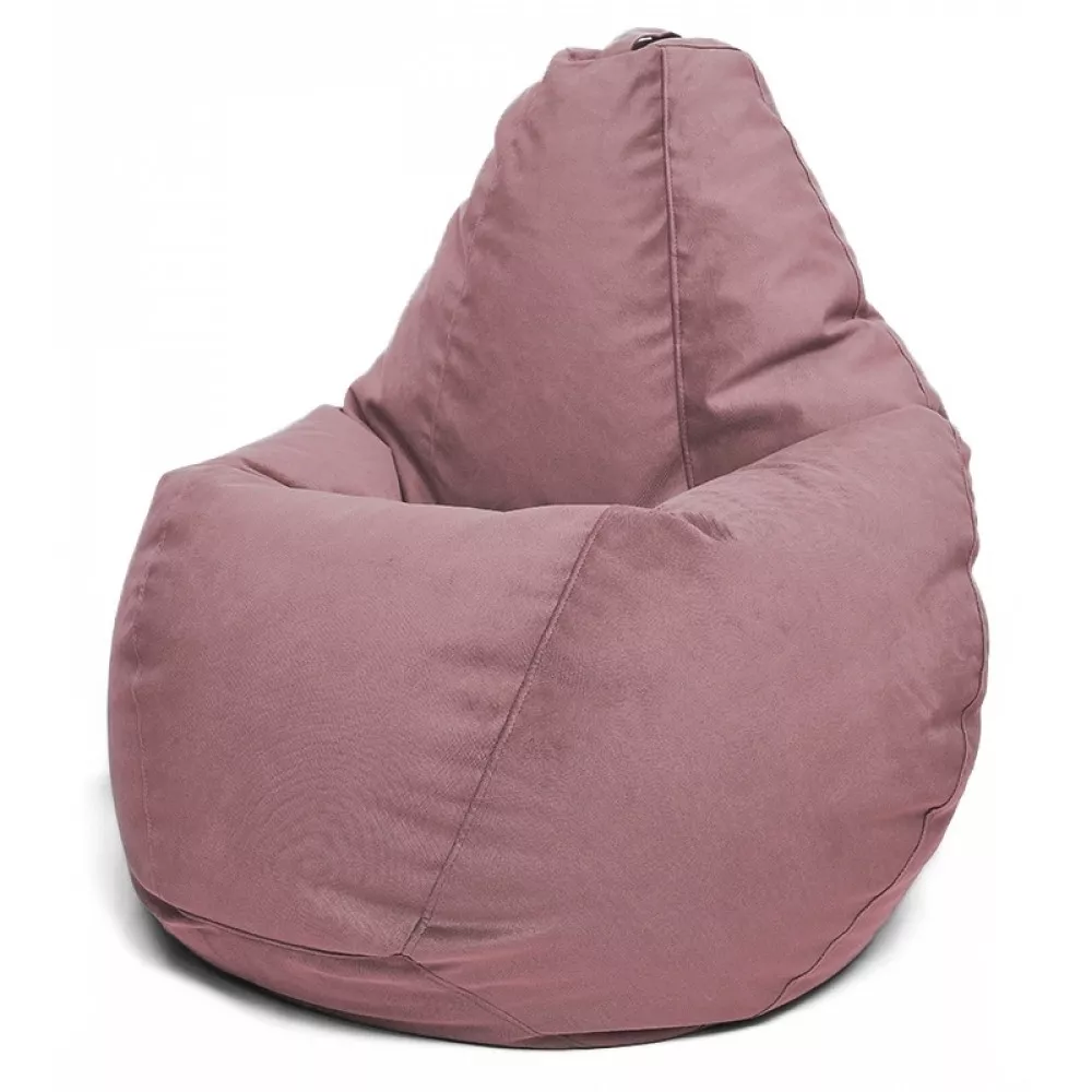 Fotoliu BeanBag din velur Maserrati, marimea "XL" culoare pudra